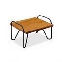 Ver imagem 3 de Mesa de Centro com Pés em Metal Tubular Pinus Metal Preto