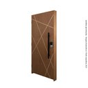 Ver imagem 3 de Porta Agatha 102x210 Fechadura Digital YDF40A Preto Lado Esquerdo