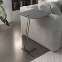 Ver imagem 2 de Mesa L50 Lateral Aproximação Sofá Grafitte Base Café