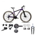 Ver imagem 1 de Bicicleta Aro 29 Absolute Nero 5 Kit 2x9 Gta Sunrun Freio Disco K7 Garfo C-trava Pneu C-faixa Roxo