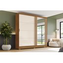 Ver imagem 1 de G. Roupa 2 Pts. Desliz. C/ Espelho Nature/offwhite B352 - Briz