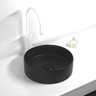 Cuba Evier Redonda Black Matte Preto Fosco Frisada - 4