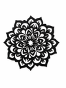 Ver imagem 4 de Kit 3 Mandala Decoração Ambiente Parede:Preto