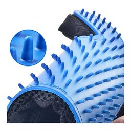 Kit Capa Pet Protetor Banco Traseiro Azul e Luva Tira Pelo Cão Duke e Dixie - 7