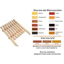 Ver imagem 2 de Cerca Cerquinha Jardim Horta Decoração Modular 50x65 Cm com Pintura Neonx:osmocolor Castanheira S Tr