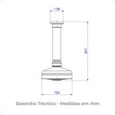 Ver imagem 3 de Chuveiro de Teto com Tubo 12,4cm Acqua Plus 1990.c.tet Cromado Deca