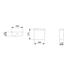 Caixa para Acoplar M Ecoflush Thema/avant 3/6 Lts - Incepa - 2