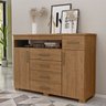Cômoda 5 Gavetas 2 Portas 1 Nicho Oslo - 1