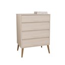 Ver imagem 6 de Cômoda 100% Mdf com 4 Gavetas Aspen Fiori - Robel Móveis