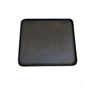 Bandeja Decorativa de Couro Preto