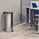 Ver imagem 2 de Lixeira Tramontina New 30l Inox Pedal Hall Recepção