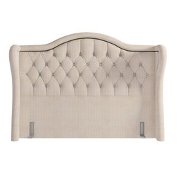 Cabeceira Cama Box Casal King 195 cm P05 Lisboa Linho Creme - Lyam Decor - 1