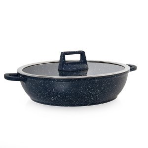 Caçarola Baixa 28cm Antiaderente Azul Graniflon Moda do Chef