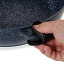 Ver imagem 4 de Caçarola Baixa 28cm Antiaderente Azul Graniflon Moda do Chef