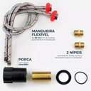 Ver imagem 4 de Torneira Monocomando Gourmet de Cozinha Inox Capri Bela Metais