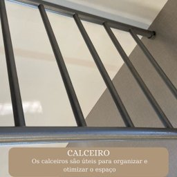 Guarda Roupa Casal Paris 6 Portas 2 Gavetas Paris Espresso Móveis - 7