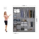 Ver imagem 6 de Guarda Roupa Casal Paris 6 Portas 2 Gavetas Paris Espresso Móveis Cinza/Onix