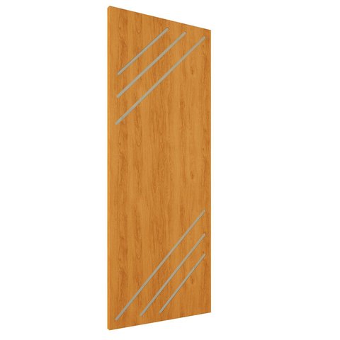 Porta de Madeira Frisada U.v 210cm X 70cm - R30k:cerejeira