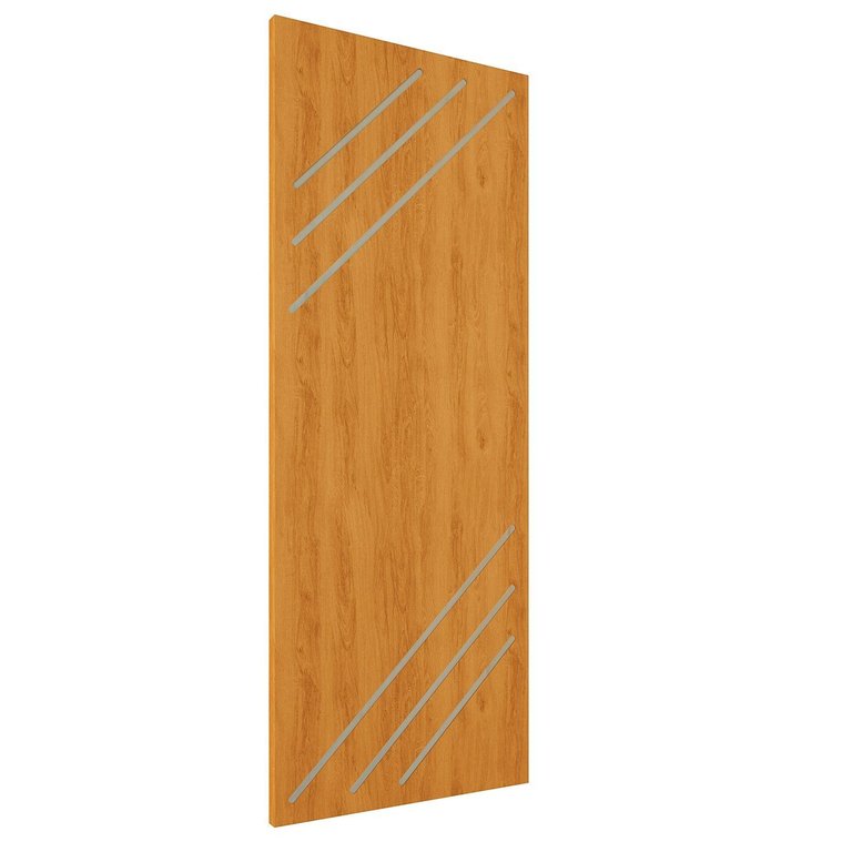 Porta de Madeira Frisada U.v 210cm X 70cm - R30k:cerejeira