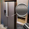 Adesivo Revestimento Vinil Aço Escovado Grafite Inox Texturizado Premium Geladeira Móveis 7,5mx50cm - 3