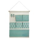 Ver imagem 1 de Organizador Porta Trecos P- Pendurar C- 6 Bolsos - Linha Loft Turquesa