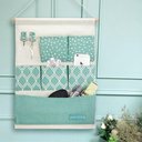 Ver imagem 2 de Organizador Porta Trecos P- Pendurar C- 6 Bolsos - Linha Loft Turquesa
