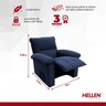 Poltrona Retrátil Reclinável 1 Lugar Gavea Hellen Estofados - 3