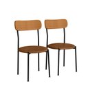 Ver imagem 2 de Kit 2 Cadeiras Estofadas Ergonômico 288