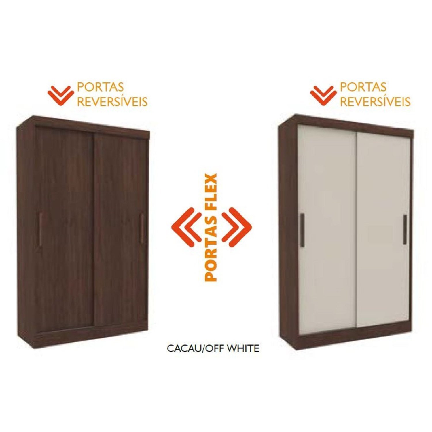 Guarda Roupa 2 Portas Bulgaria Espresso Móveis - 5