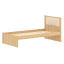 Ver imagem 4 de Cama Infantil Solteiro MDF com Detalhe em Palha Linha Indy Marca Quater Móveis