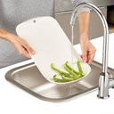 Ver imagem 3 de Tábua de Corte C/ Escorredor de Alimentos Amarela - Quanhe