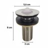 Válvula para Lavatório Inox 7/8" Flvx Hidro - 3