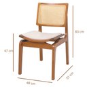 Ver imagem 3 de Cadeira Para Sala de Jantar Milão 