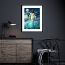 Ver imagem 2 de Quadro Umbanda Iemanjá - 60x48cm:madeira Branca