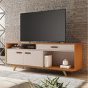 Ver imagem 1 de Rack para TV até 65 Polegadas 2 Portas 1 Gaveta Impar