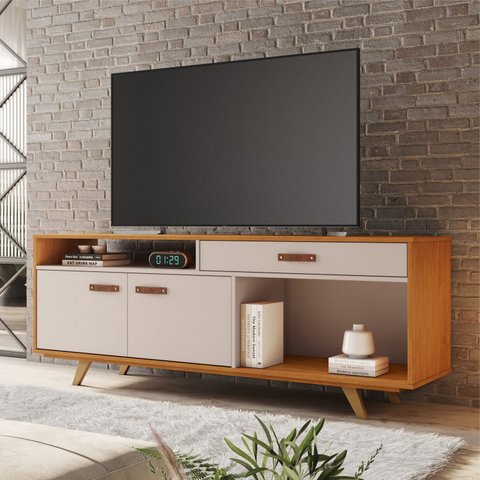 Rack para TV até 65 Polegadas 2 Portas 1 Gaveta Impar 