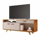 Ver imagem 2 de Rack para TV até 65 Polegadas 160cm 2 Portas 1 Gaveta Impar Amarelo