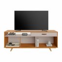 Ver imagem 4 de Rack para TV até 65 Polegadas 160cm 2 Portas 1 Gaveta Impar Amarelo