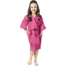 Roupão Felpudo Infantil Quimono Confetti Tamanho M Rosa - 1