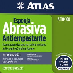 Kit 02 Esponjas Abrasivas Flexíveis Média Abrasividade Antiempastante | 05 Un - 4