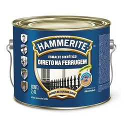 Tinta Hammerite Direto na Ferrugem - 2,4l - Coral:amarelo Brilhante - 1