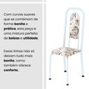 Ver imagem 7 de Conjunto de Sala de Jantar 1 Mesa Granito e 4 Cadeiras Lara