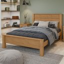 Ver imagem 1 de Cama Casal Cabeceira Ripado Athenas Amêndoa Clean