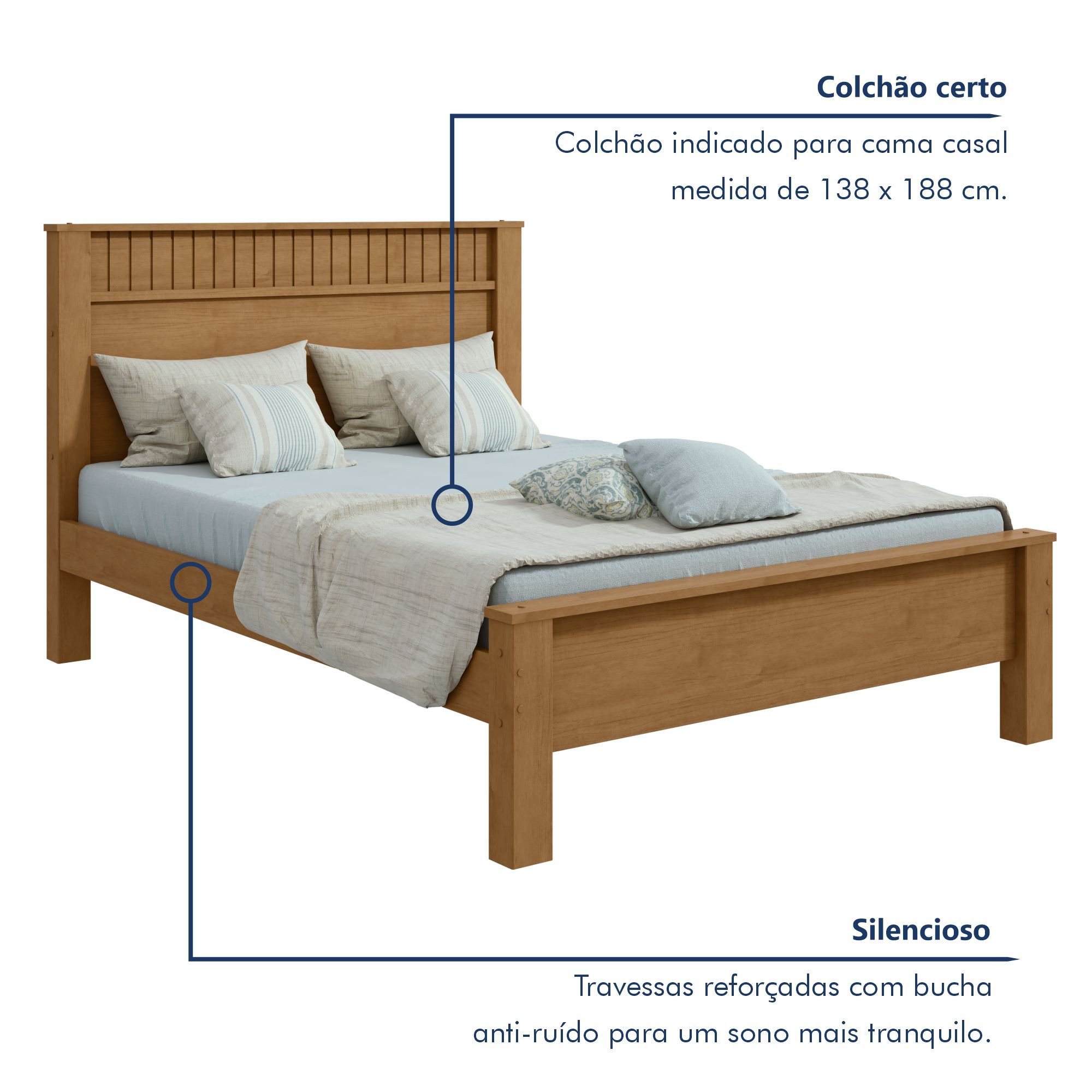 Cama Casal Athenas  - 3