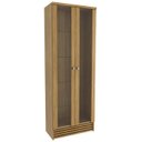 Ver imagem 5 de Cristaleira 2 Portas E 5 Prateleiras De Vidro CR6002 Natural Tecno Mobili