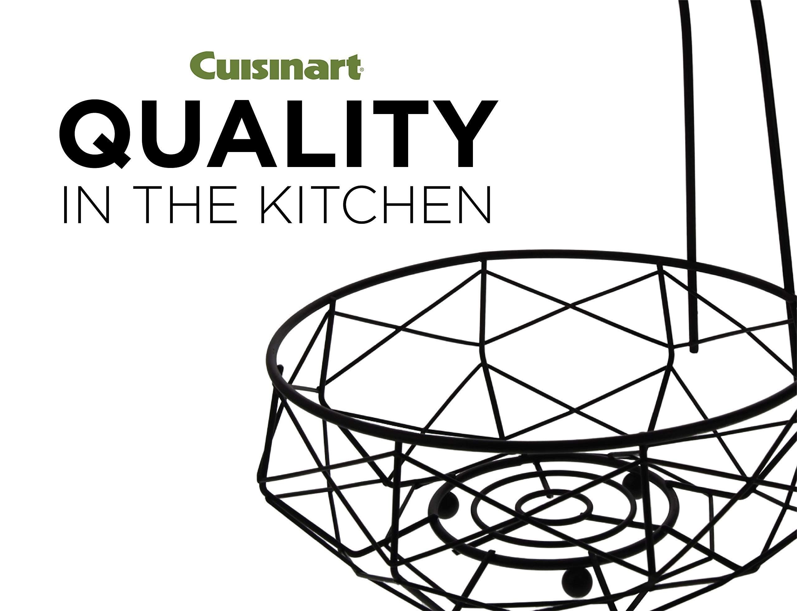 Cuisinart Cesta de Frutas em Aço Inox com Suporte para Banana (preto Fosco) - 6