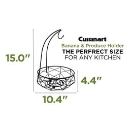 Cuisinart Cesta de Frutas em Aço Inox com Suporte para Banana (preto Fosco) - 4