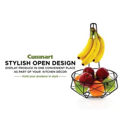 Cuisinart Cesta de Frutas em Aço Inox com Suporte para Banana (preto Fosco) - 3