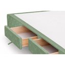 Ver imagem 2 de Cama Base c/Aux 2 Gavetas Viúva Castor Poli Green 128x188x27
