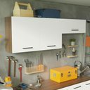 Ver imagem 1 de Kit com 2 Armários Aéreos Multiuso 3 Portas Agata Madesa
